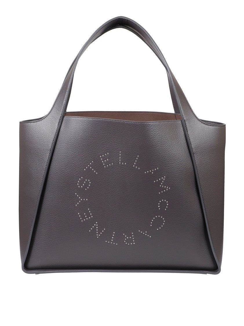 Stella Mccartney Structured Grey Tote Bag