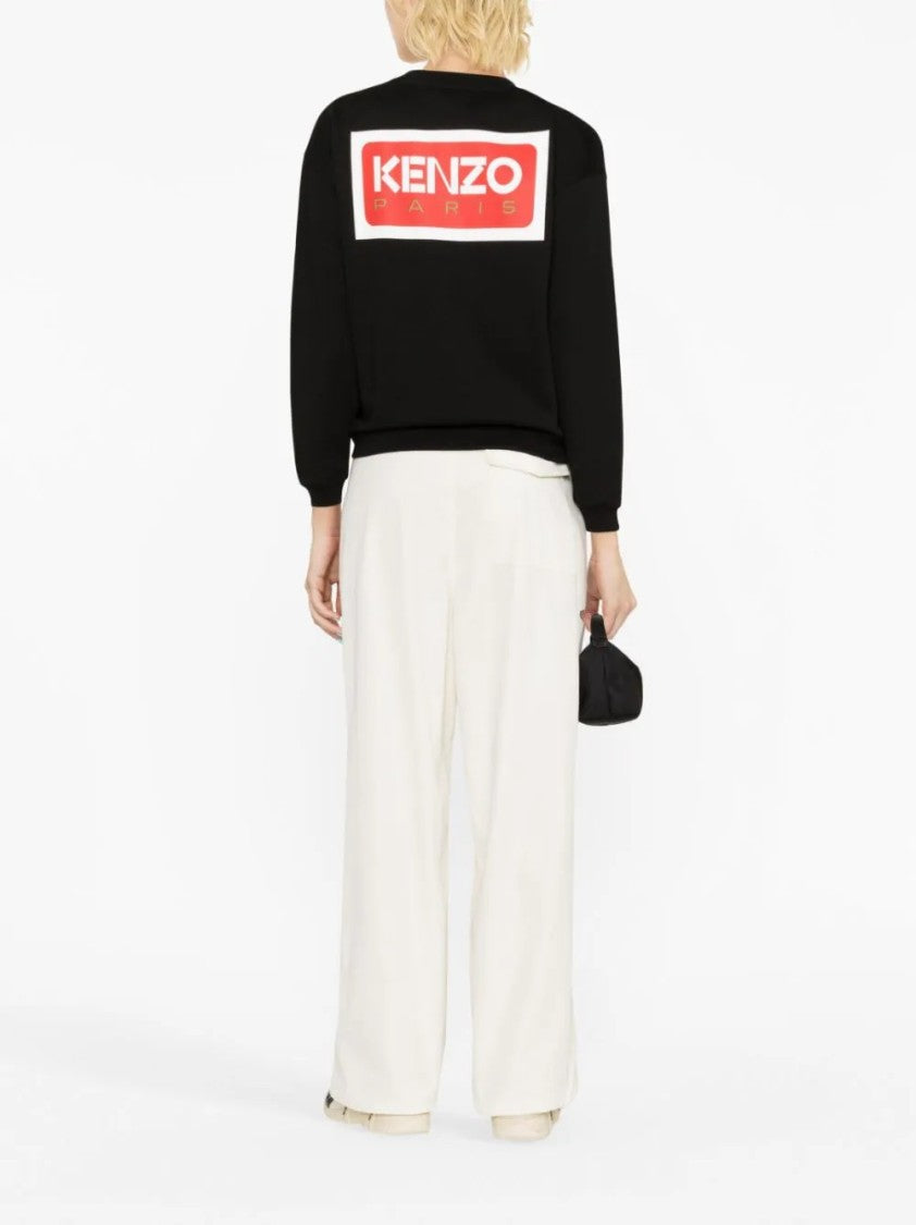 Kenzo Relaxed Fit Black Sweatshirt