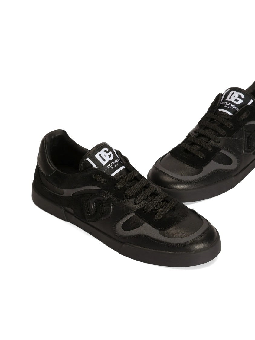 Dolce & Gabbana Sneaker Bassa Calf Leather Suede Sneakers