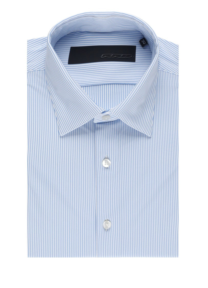 Rrd Light Blue Striped Oxford Shirt