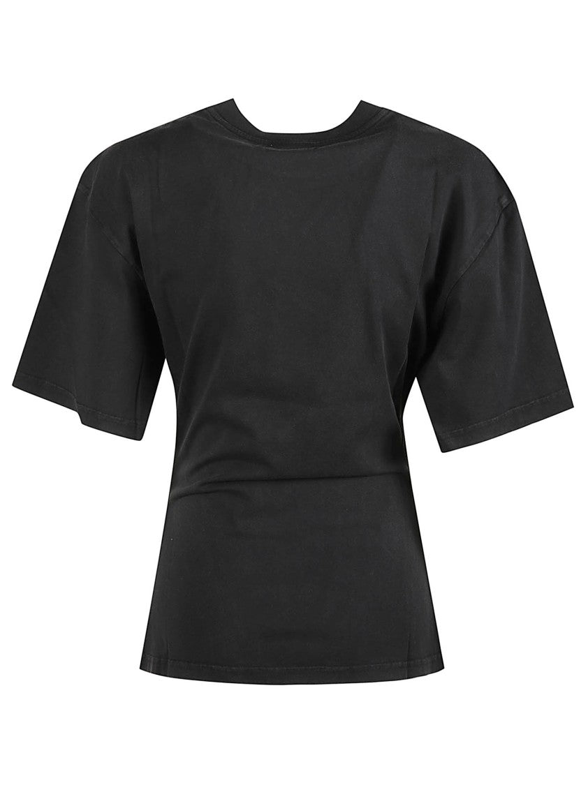 Courrèges Logo Print Cotton T-Shirt