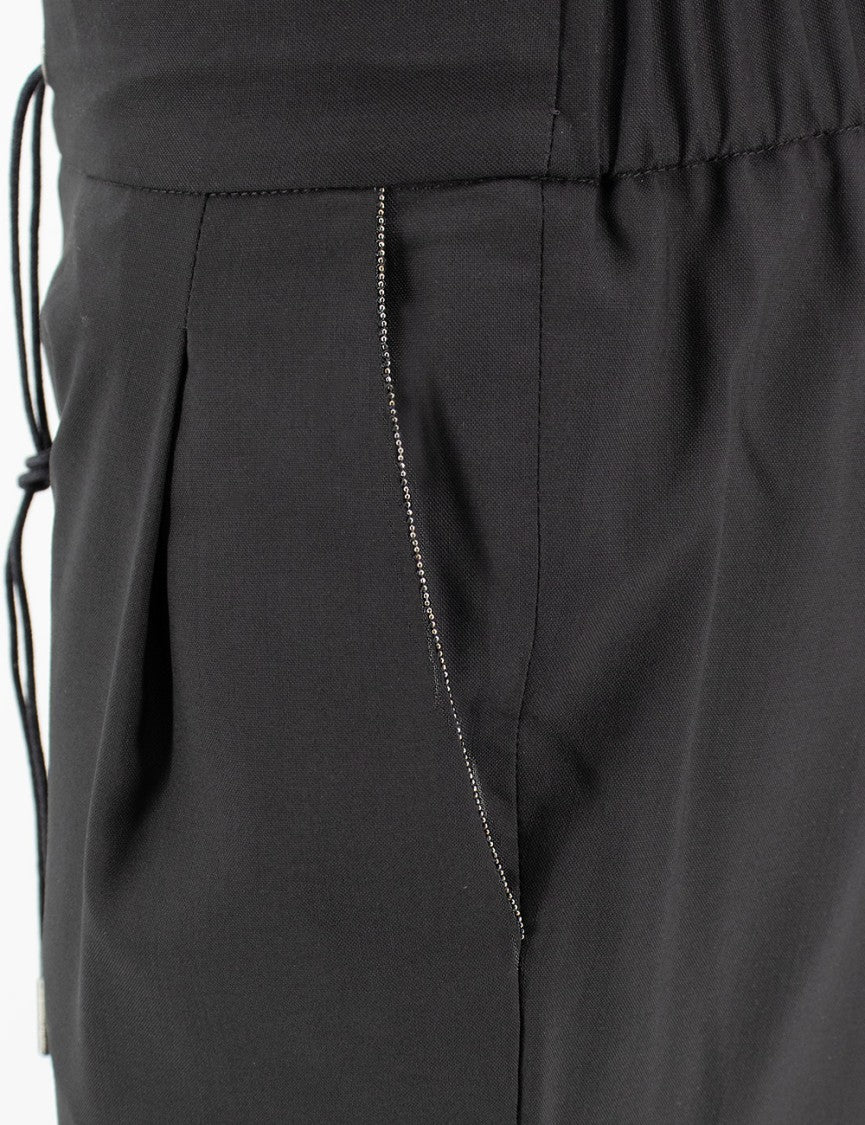Fabiana Filippi Black Wool Trousers