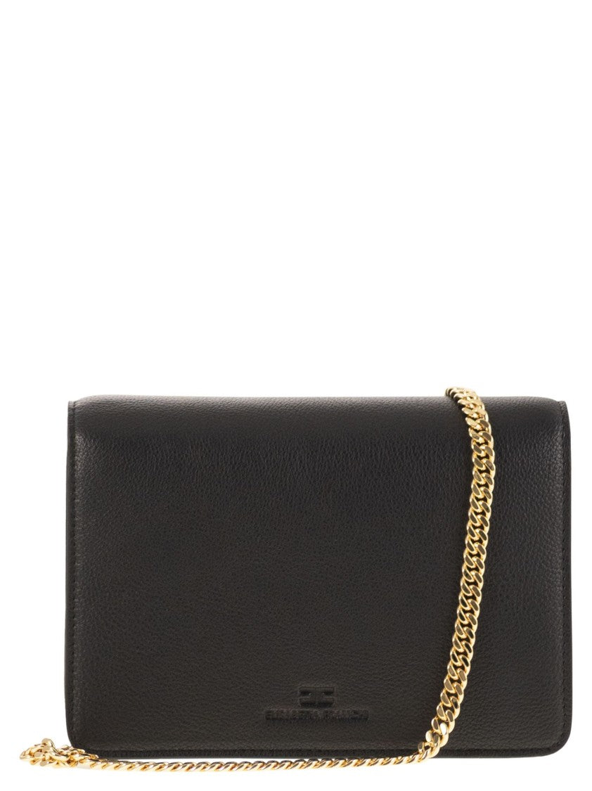 Elisabetta Franchi Shoulder Strap With Groumette Chain