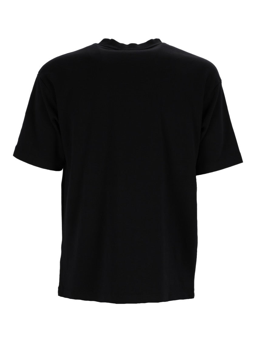 Drôle De Monsieur Black Classic Slogan T-Shirt