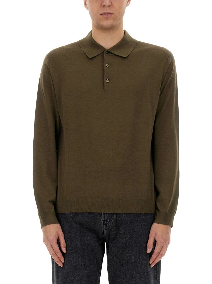 Sunflower Relaxed Fit Merino Wool Polo Shirt