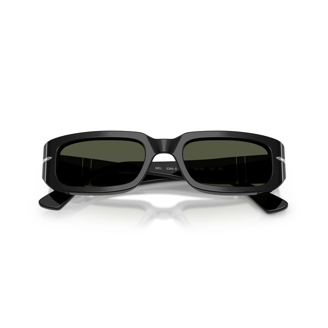 Persol 0Po3385s Rectangular Acetate Sunglasses With Silver Arrow Detail