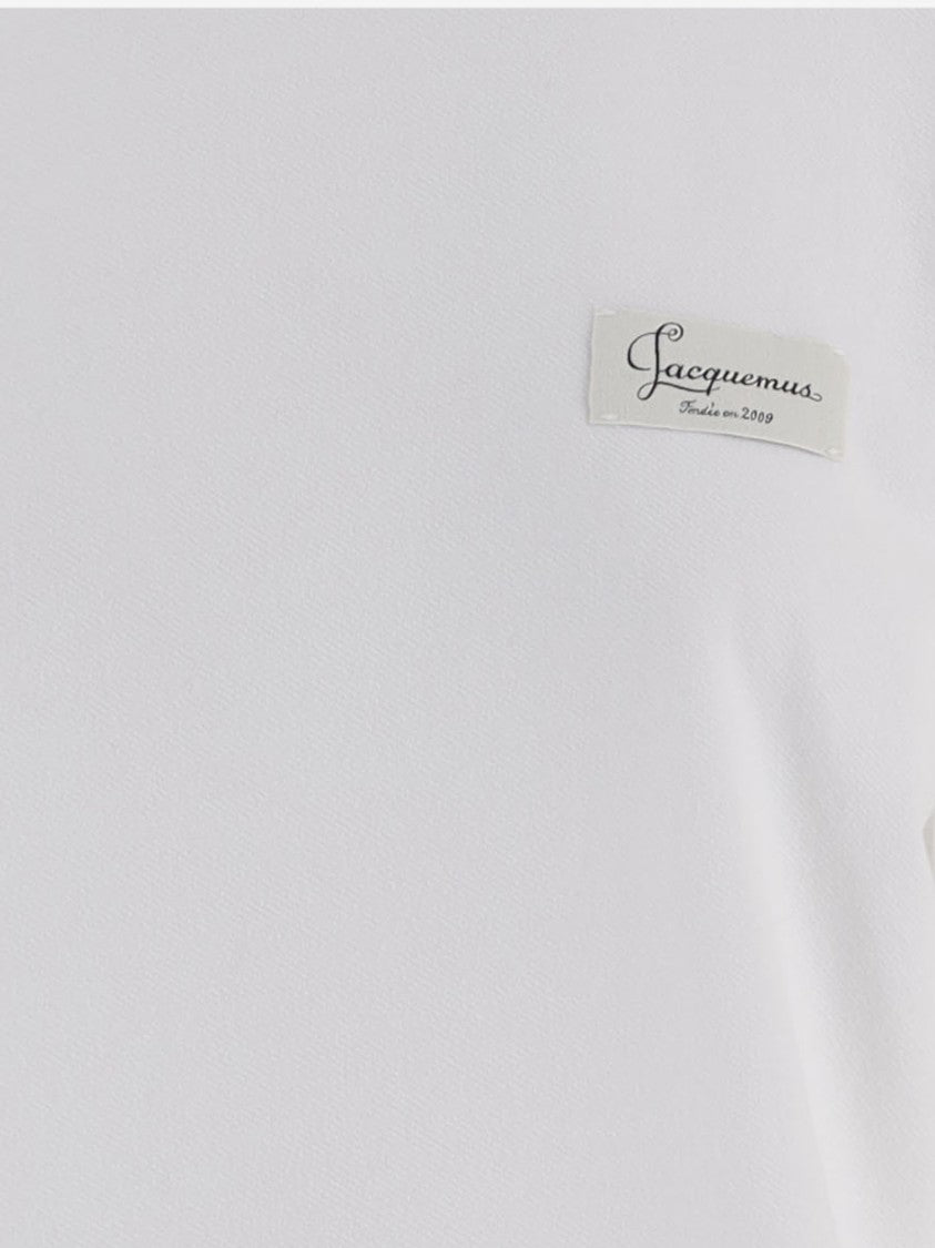 Jacquemus White Crew Neck Cotton T-Shirt