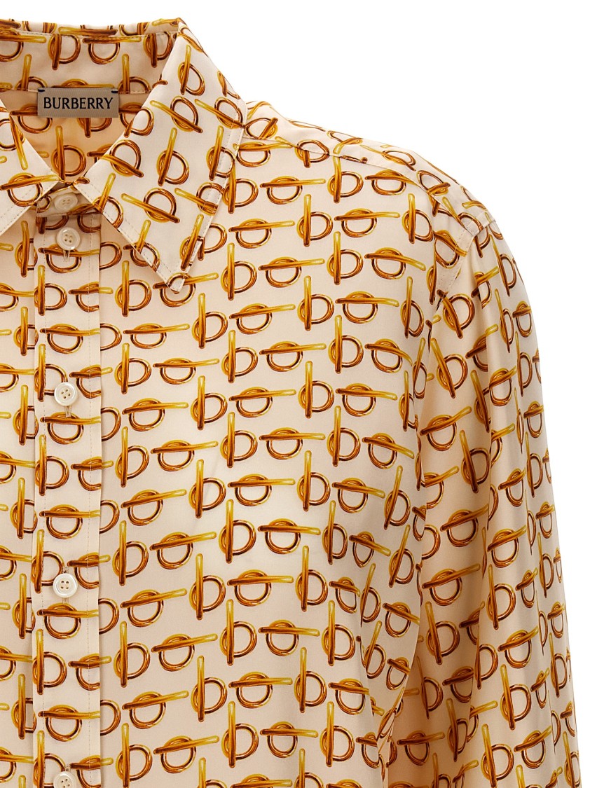 Burberry 'B' Silk Poplin Shirt