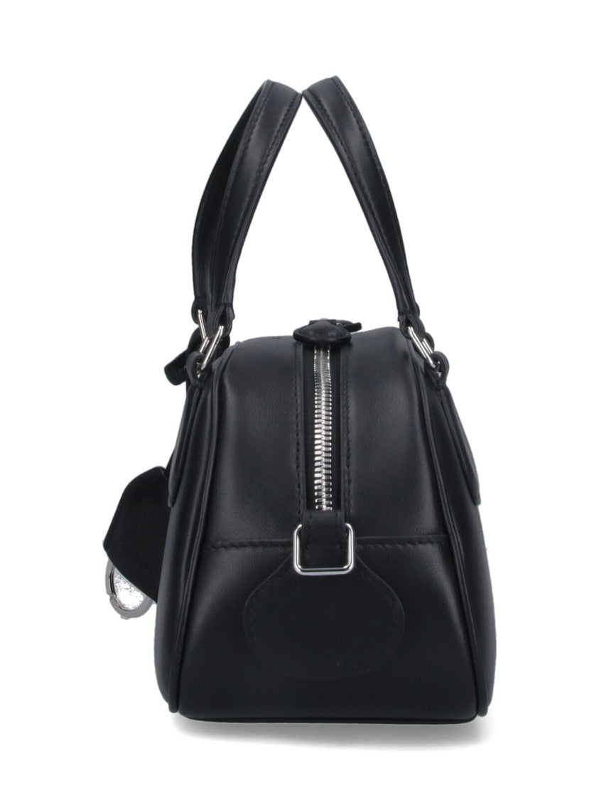 Courrèges "Friday Bowling" Shoulder Bag – Black
