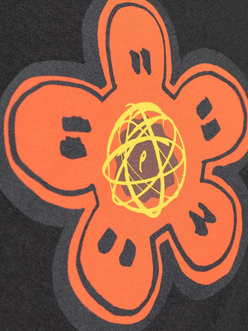 Kenzo Graphic Black Cotton T-Shirt