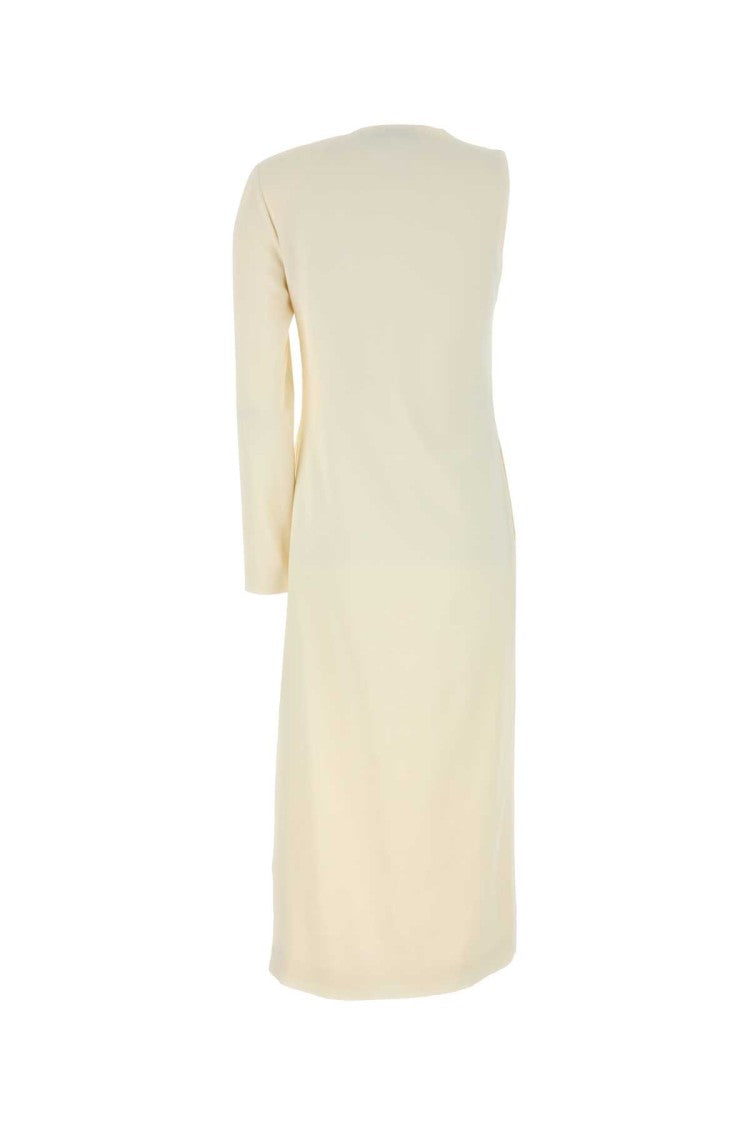 Gucci Ivory Sablã© One-Shoulder Dress