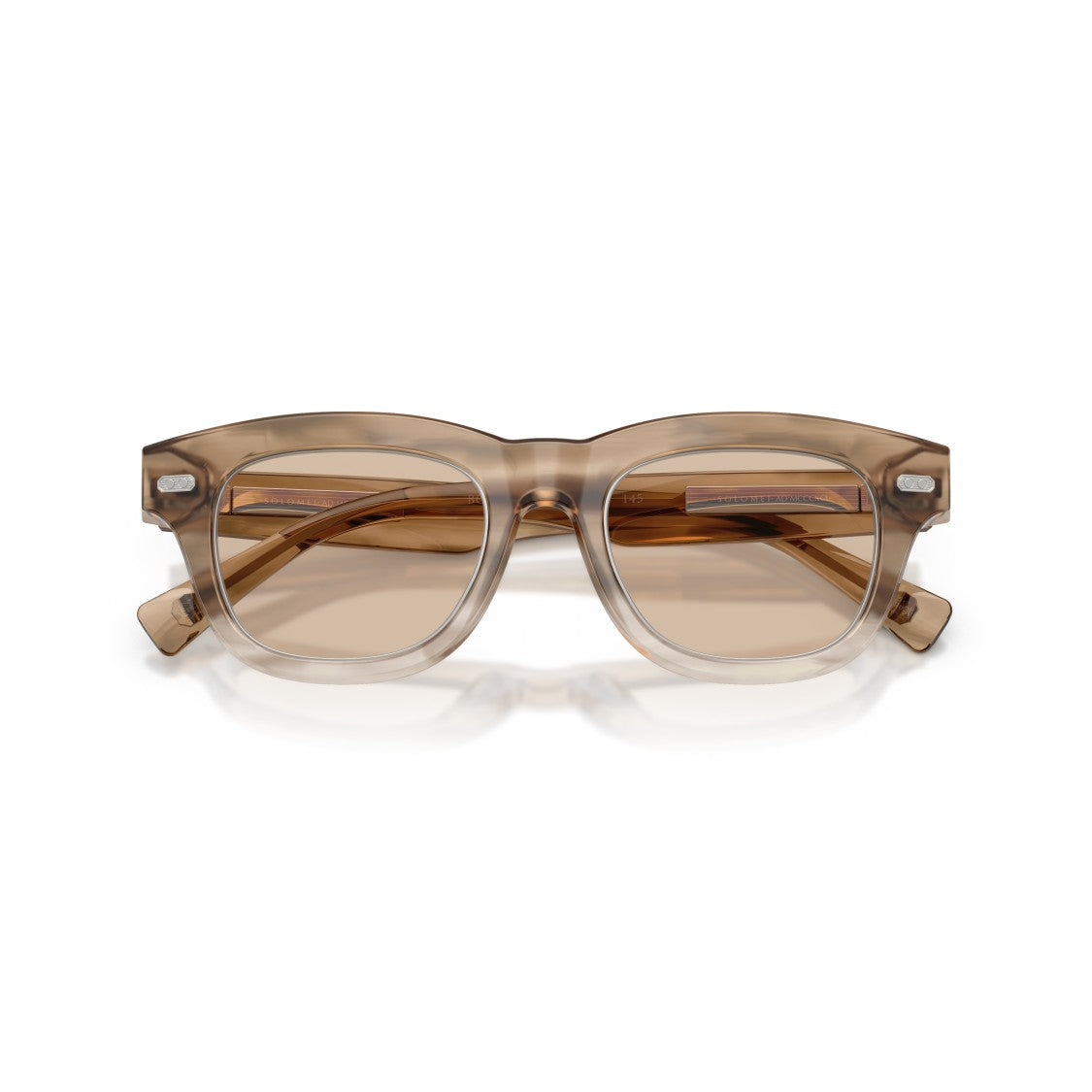 Brunello Cucinelli 0Bc3017 Translucent Acetate Sunglasses With Rounded Square Frame