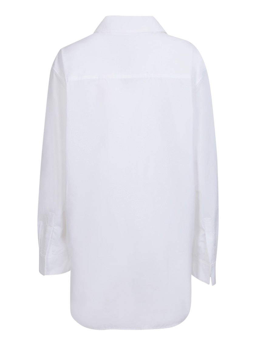 Off-White Long-Sleeved Poplin Shirt