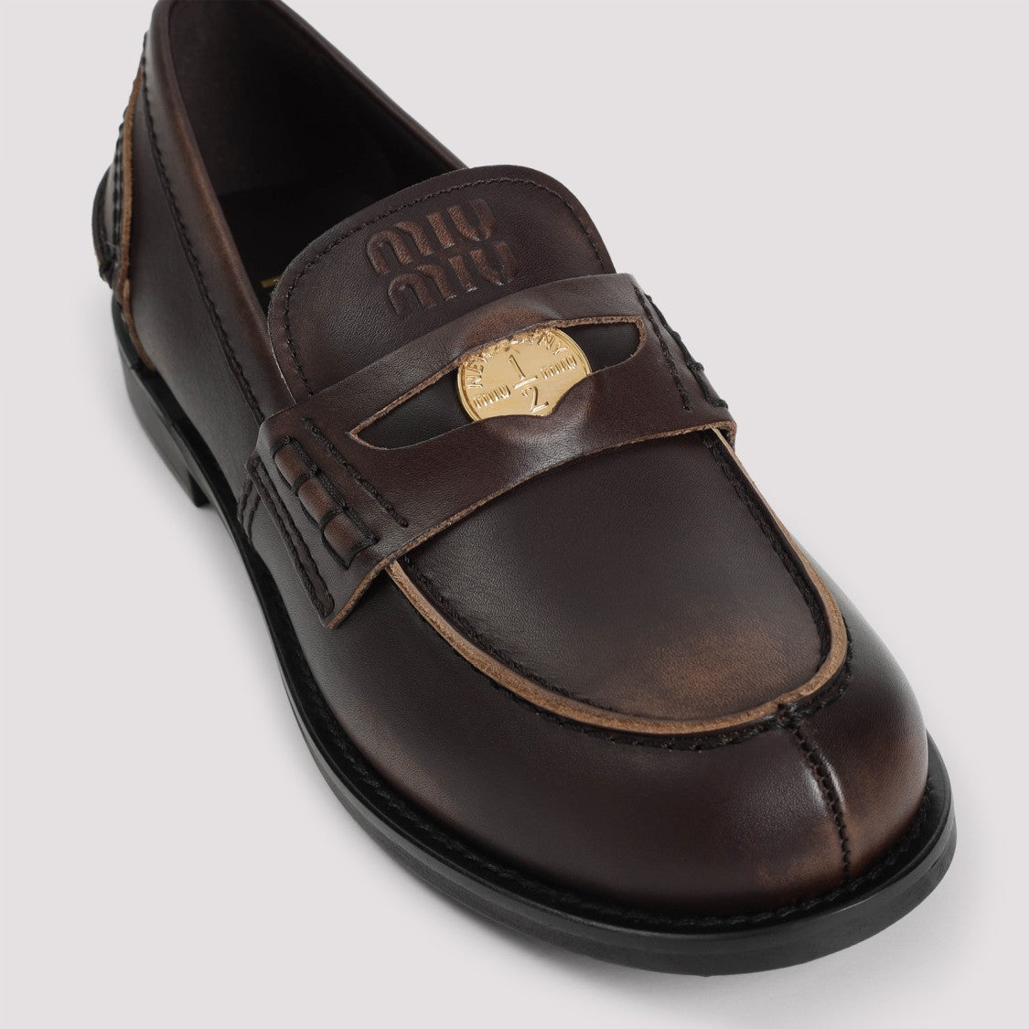 Miu Miu Leather Loafers