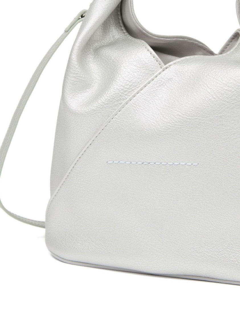 Mm6 By Maison Margiela Soft Metallic Finish Shoulder Bag