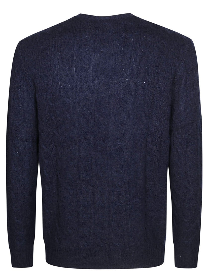 Polo Ralph Lauren Classic Cable Knit Pullover With Ribbed Details