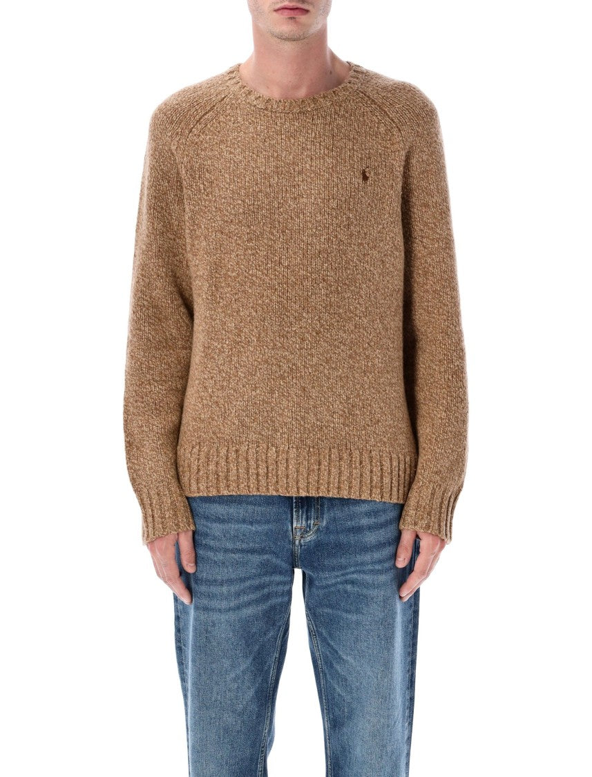 Polo Ralph Lauren Donegal Knit Crewneck Sweater With Textured Pattern