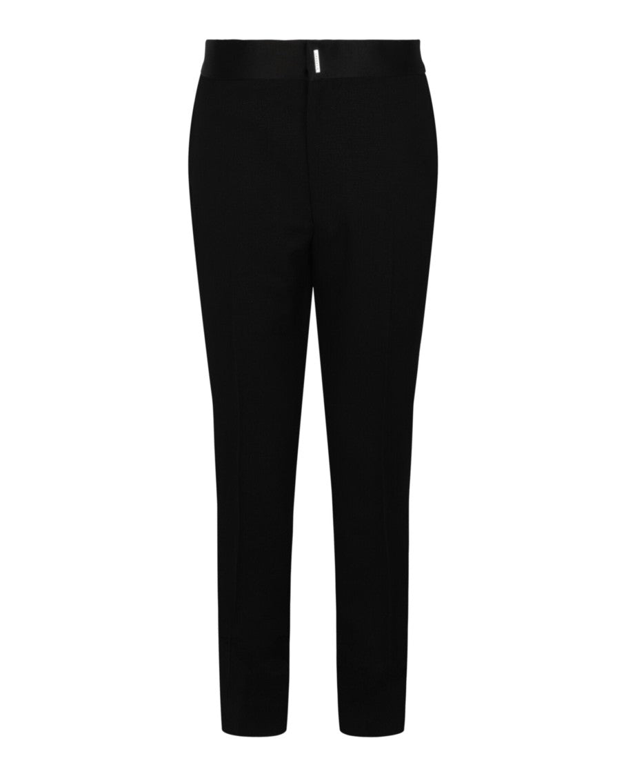 Givenchy Classic Fit Satin-Trim Trousers