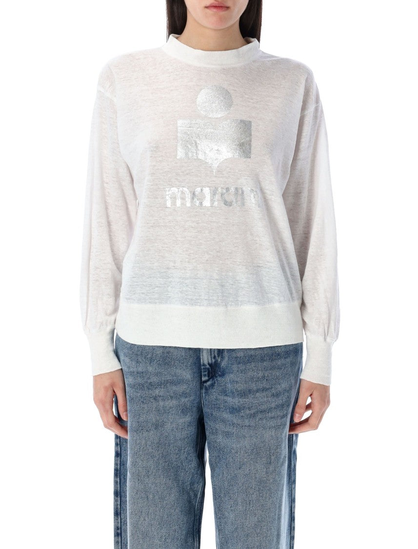 Isabel Marant Étoile Klowia Relaxed Fit Linen T-Shirt