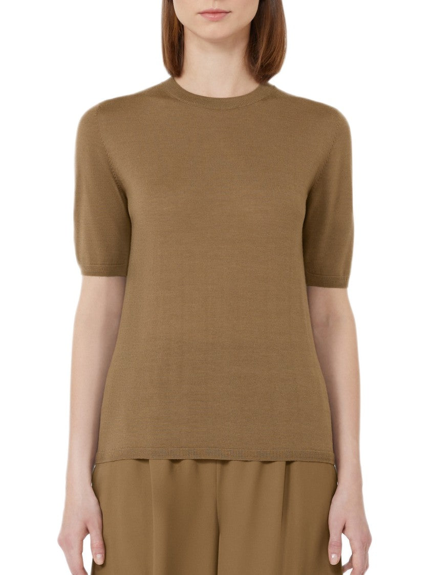 Max Mara Slim Fit Brown Sweater