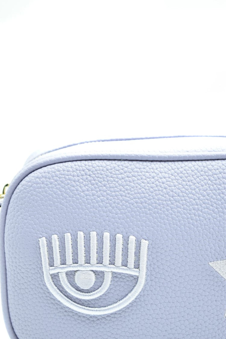 Chiara Ferragni Polyester Clutch With Eye And Star Embroidery Design