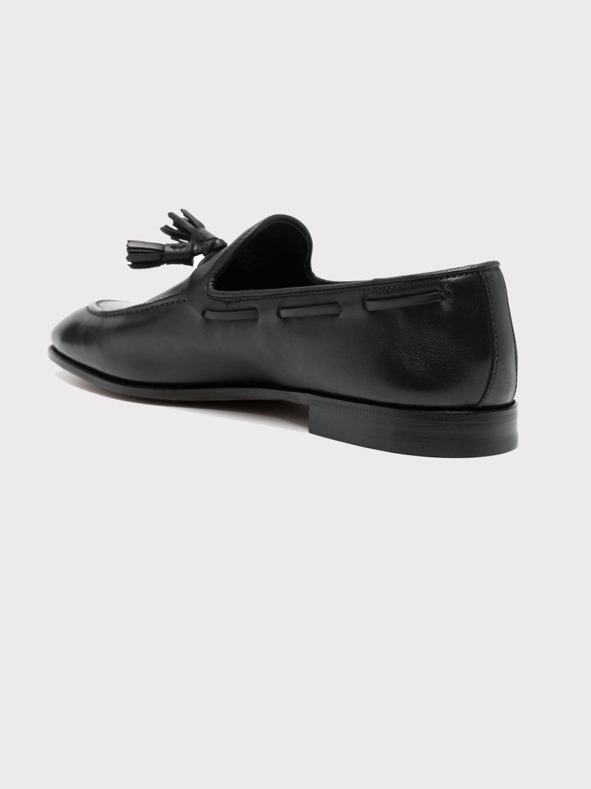 Church's Pointed Toe Leather Slip-On Shoes