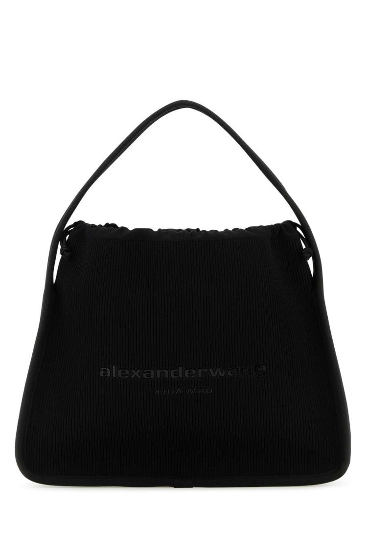 Alexander Wang Black Fabric Large Ryan Handbag