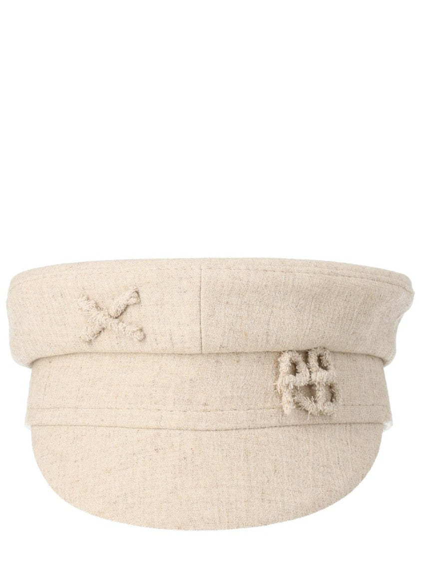 Ruslan Baginskiy Baker Boy Linen-Viscose Blend Hat