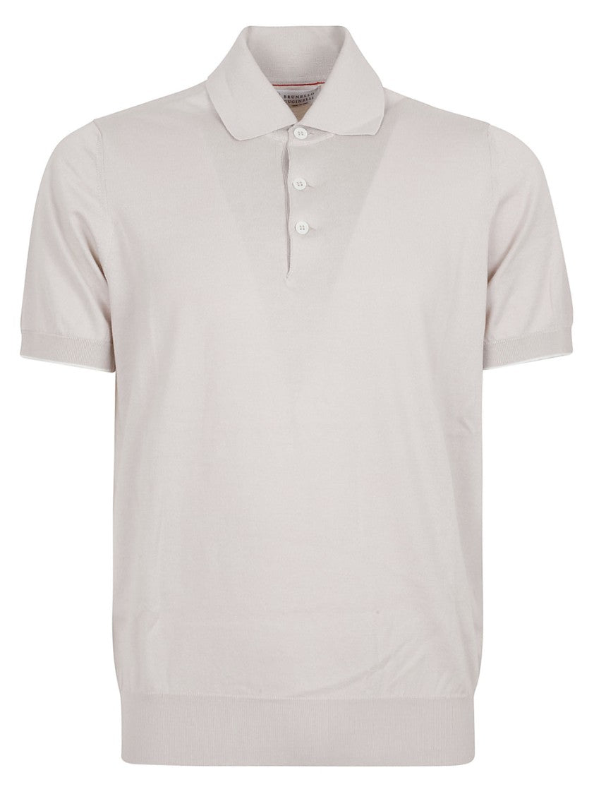 Brunello Cucinelli Short-Sleeved Polo Shirt With Classic Collar