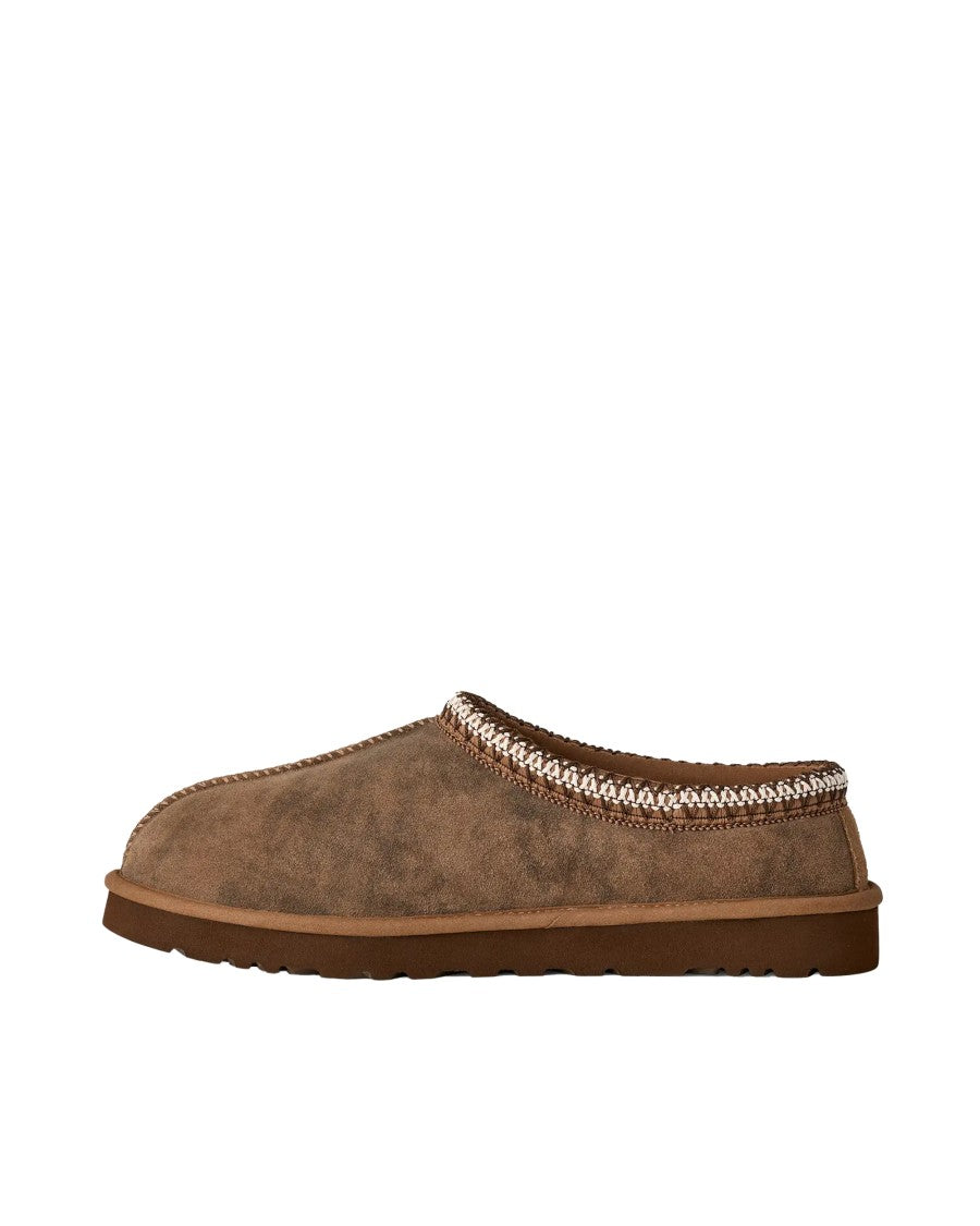 Ugg Suede Slip-On Sabot With Uggbraid Detail