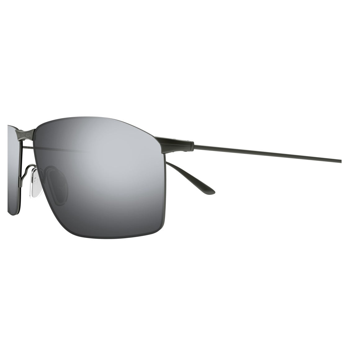 Balenciaga Bb0413s Rectangular Grey-Tinted Sunglasses