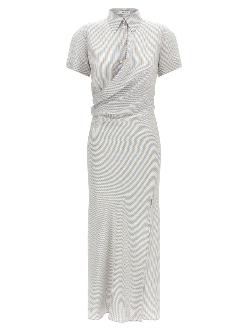 Mcqueen Chemisier Corset Dress