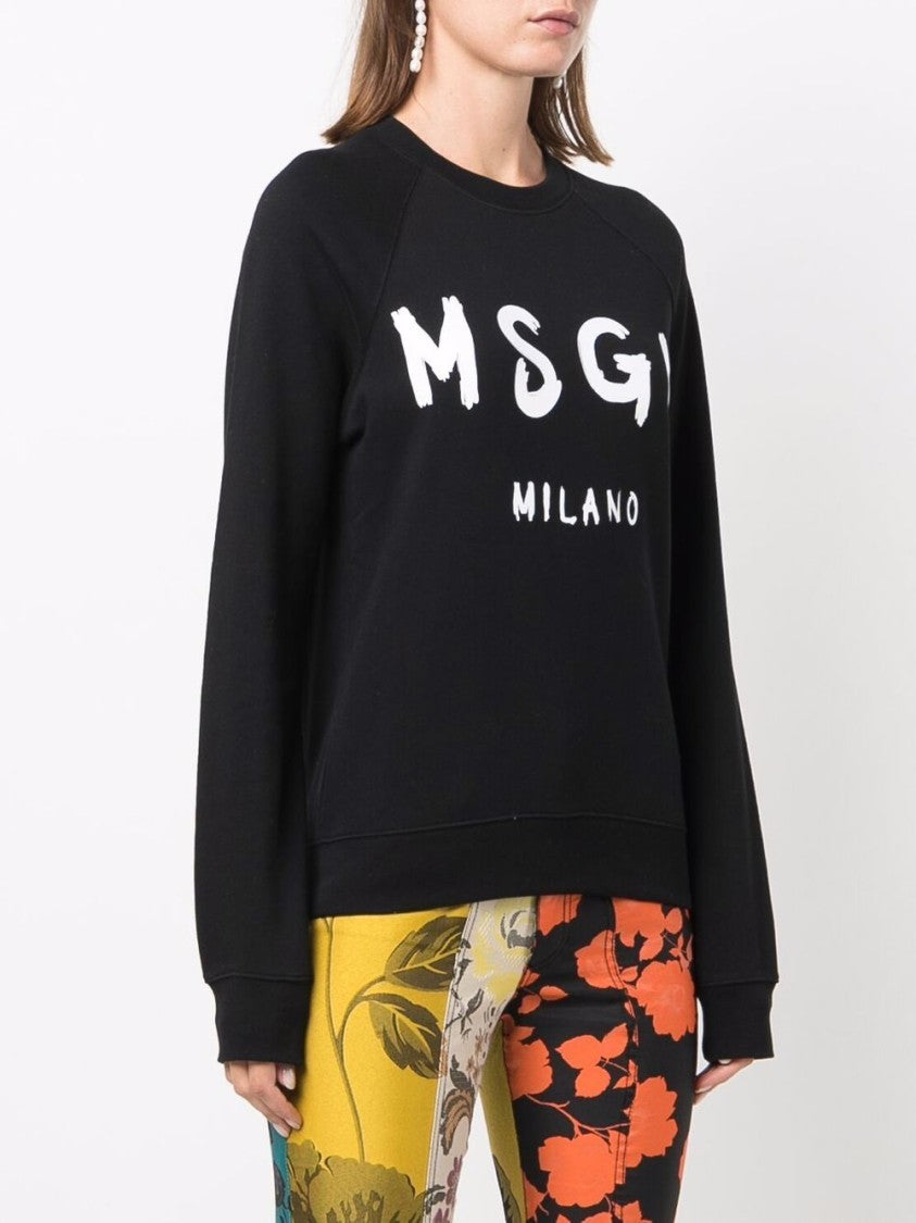 Msgm Relaxed-Fit Sweatshirt With Raglan Sleeves