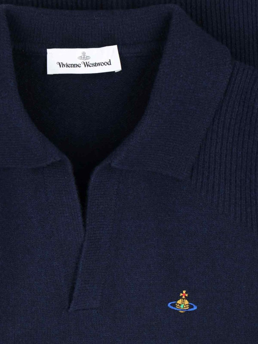 Vivienne Westwood "Orb" Sweater – Dark Blue