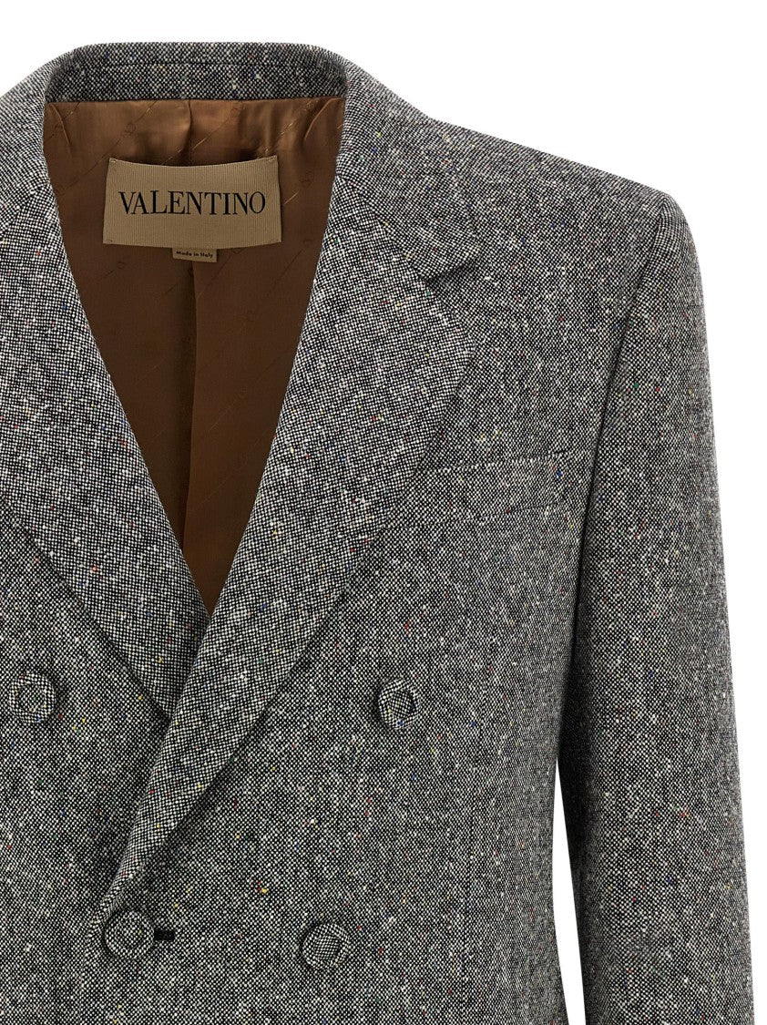 Valentino Garavani Tweed Donegal Blazer