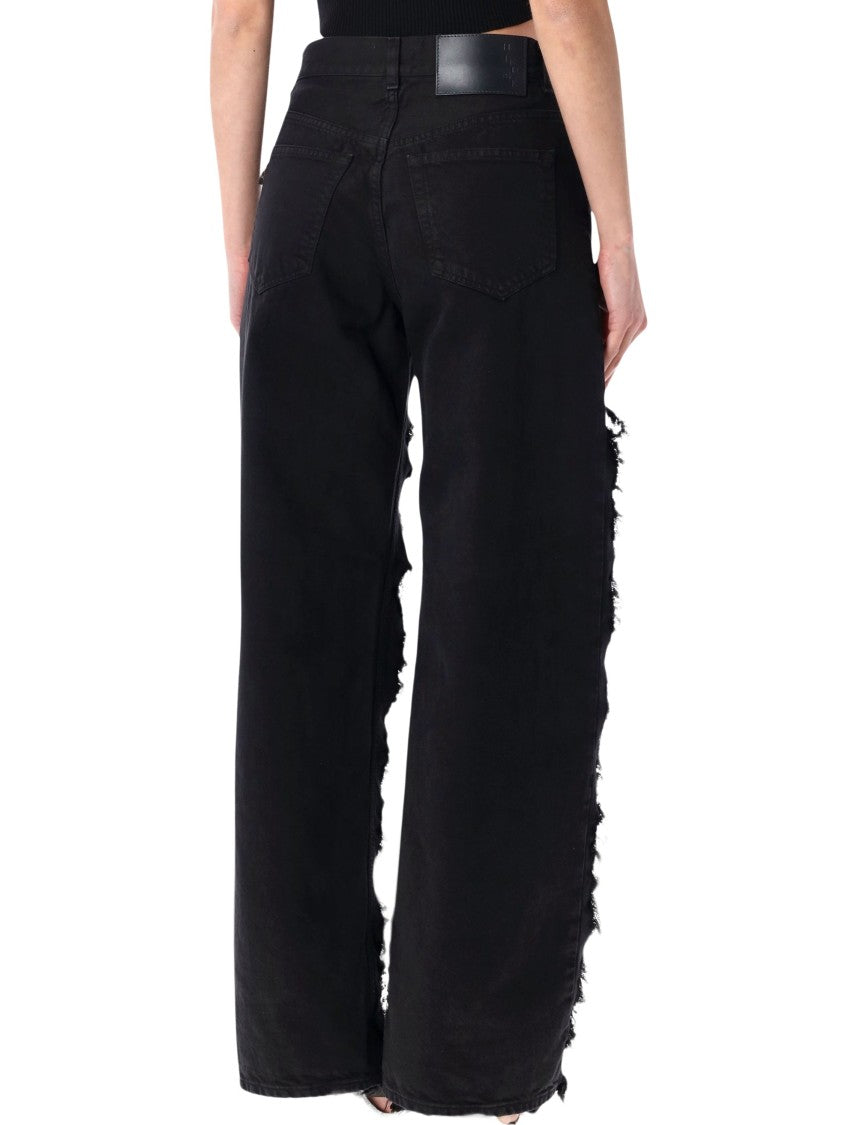 Haikure Bonnie Satin Boyfriend Straight Pants
