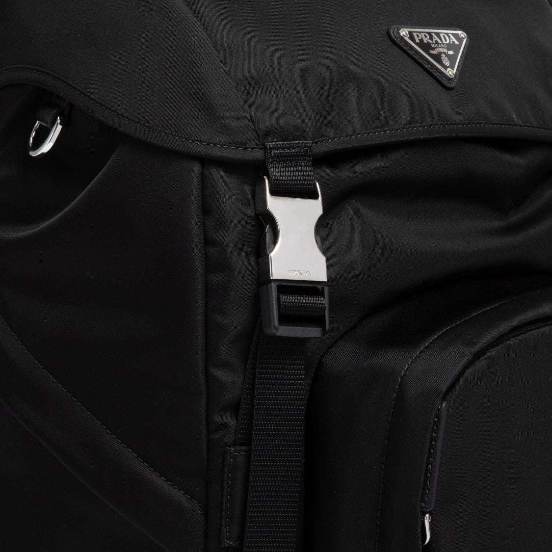 Prada Black Nylon Backpack