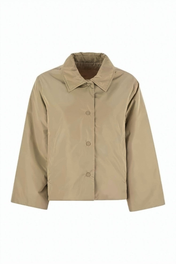 Max Mara Cropped Boxy Jacket With Classic Collar
