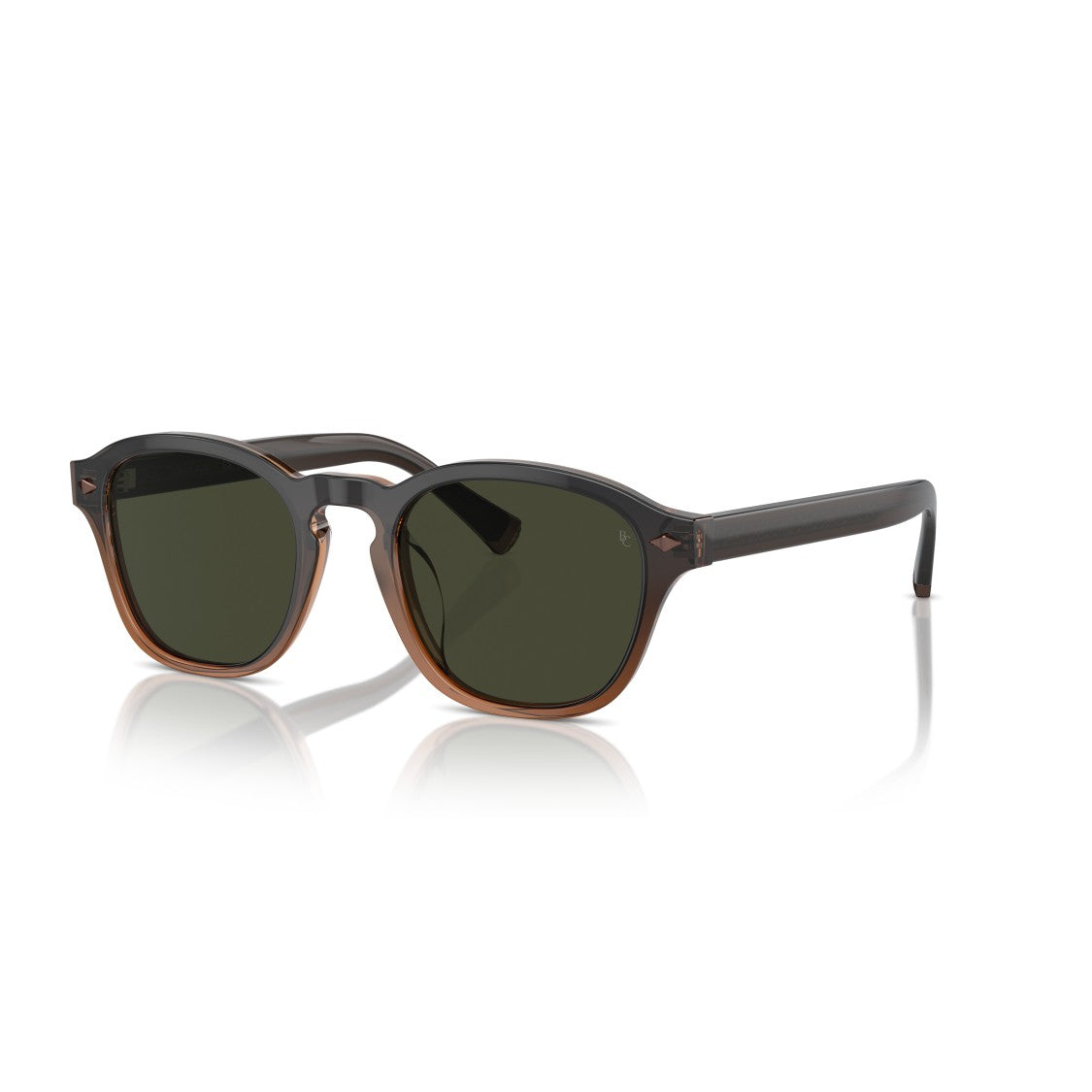 Brunello Cucinelli 0Bc4006s Rounded Square Acetate Sunglasses With Keyhole Bridge