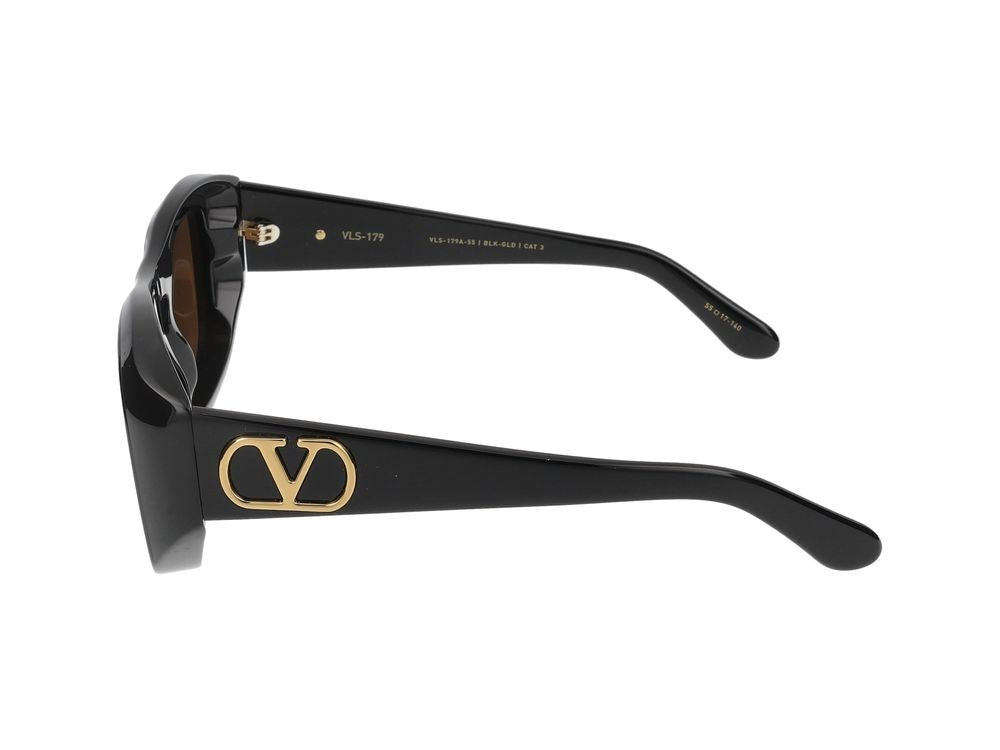 Valentino Sunglasses Vls-179A-55_Vls-179 Blk - Gld 55/17/140