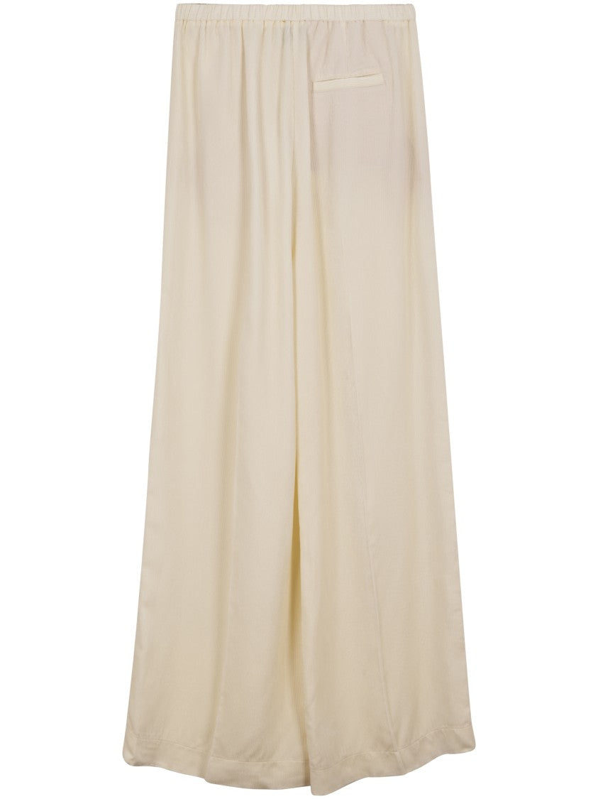 Forte Forte Fluid Velvet Low Waist Trousers