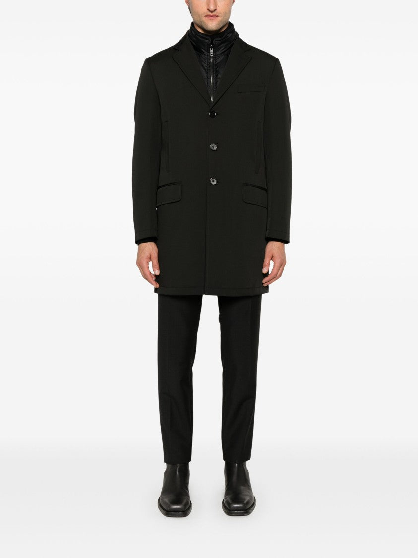 Fay Tailored Double Coat Removable Padded Gilet