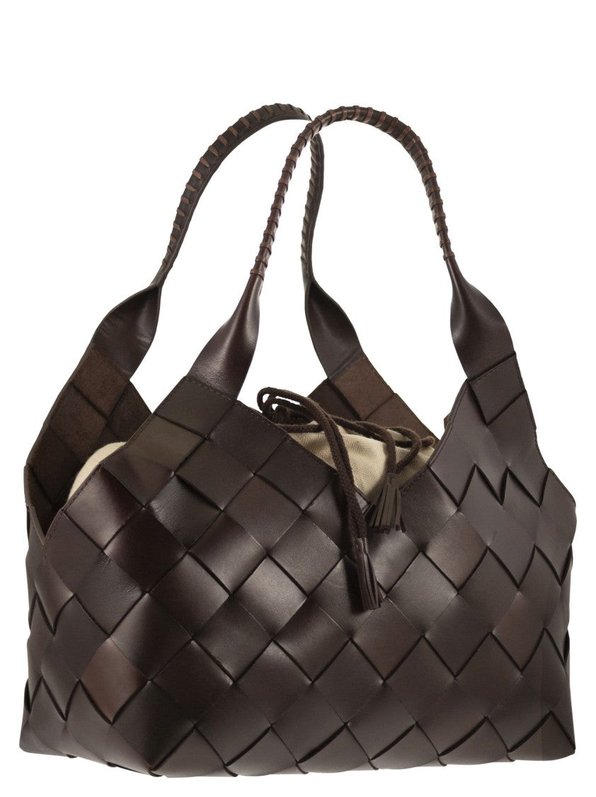 Dragon Castello - Braided Leather Bag