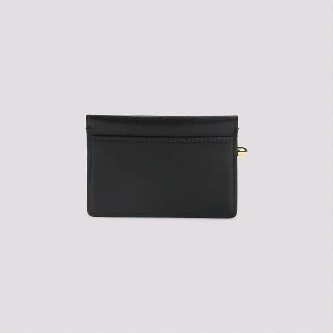 Givenchy Sleek Calf Leather Cardholder With Gold-Tone Accent