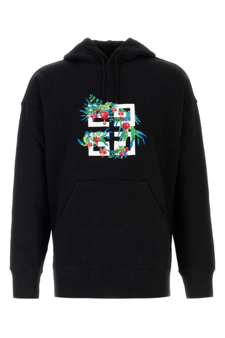 Givenchy Black Cotton Sweatshirt