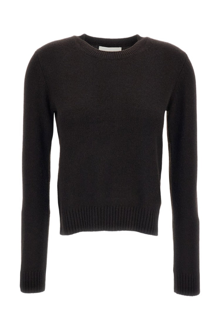 Lisa Yang Brown Mable Mid-Weight Cashmere Sweater