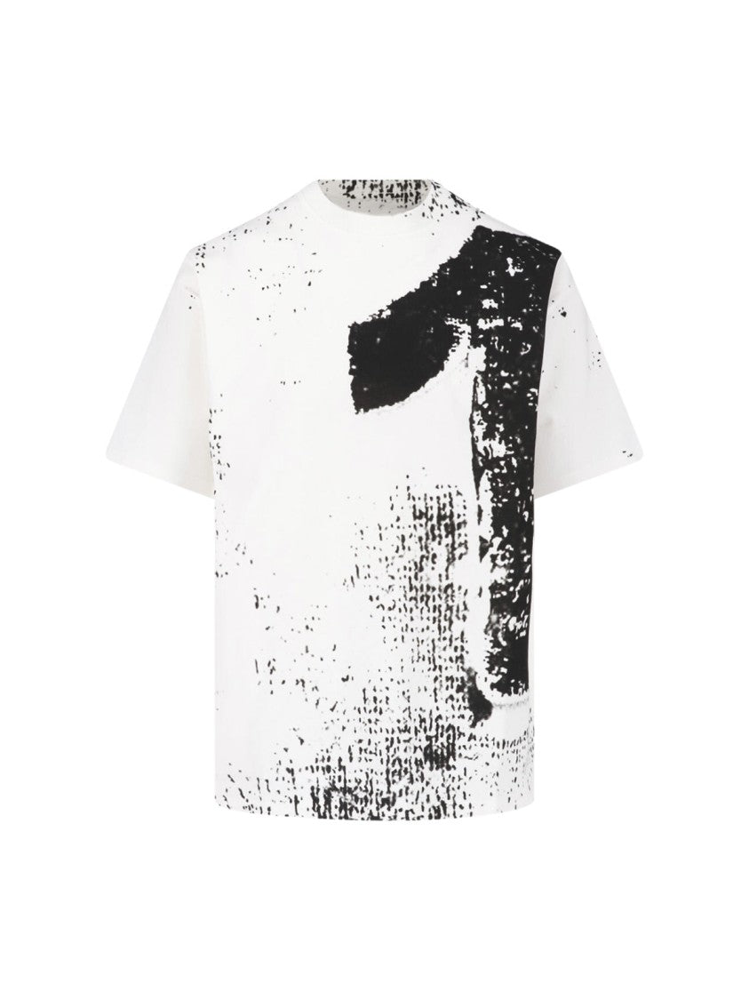 Maison Margiela White 10 Printed Cotton T-Shirt