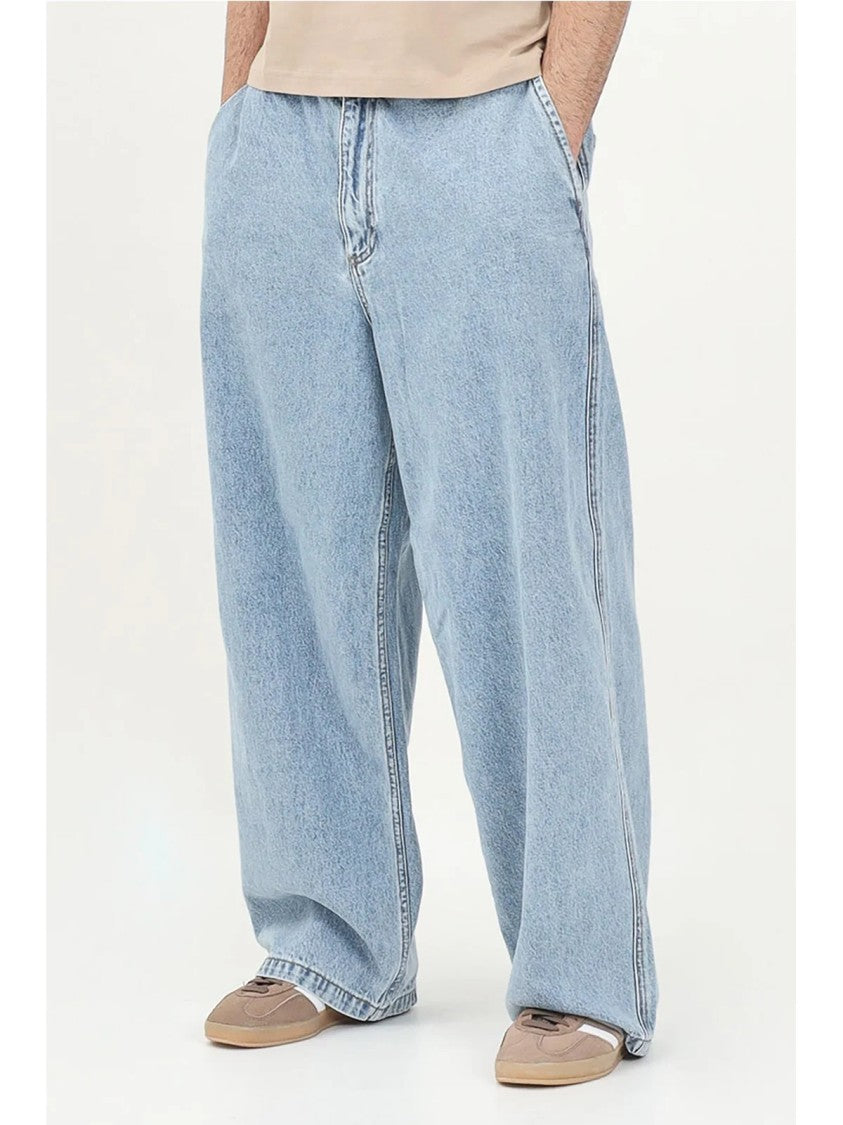 Armani Exchange Light Blue Five-Pocket Straight-Leg Jeans