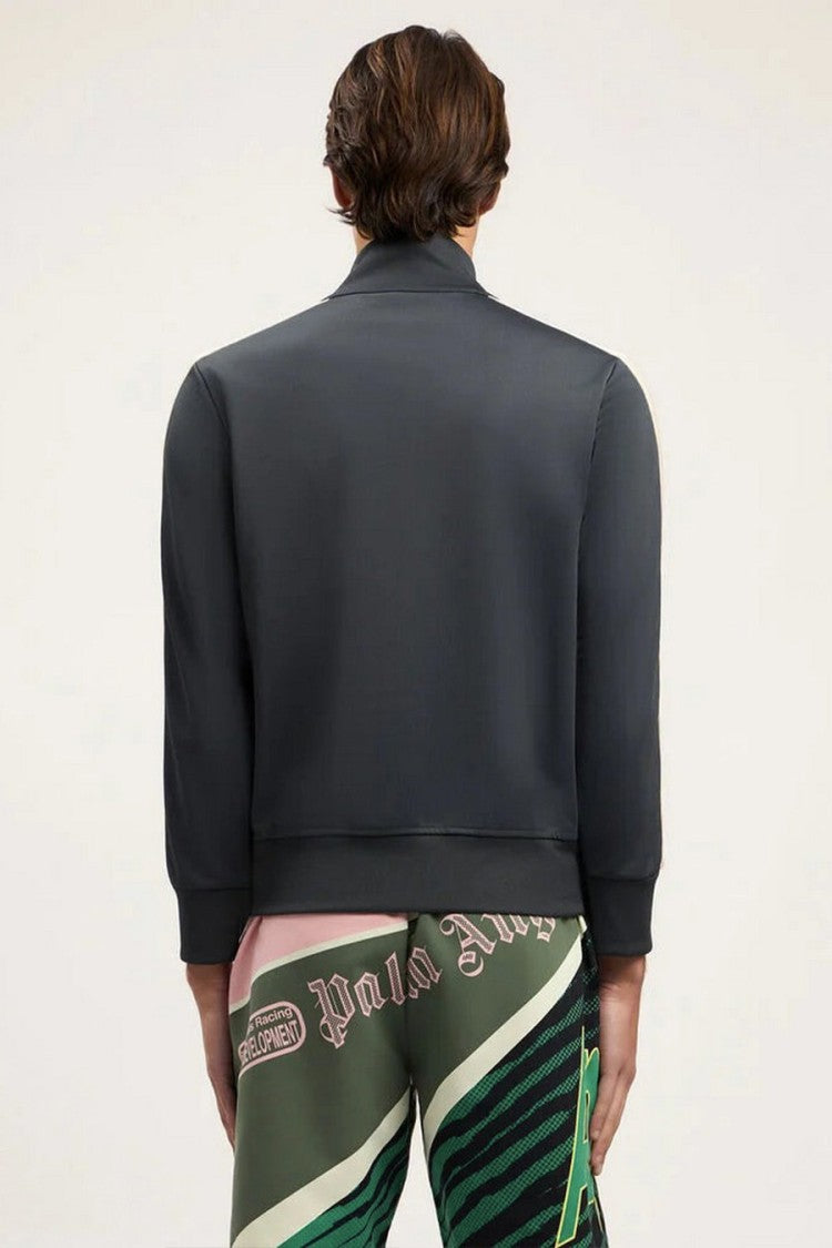 Palm Angels Black Cotton Printed Sweatshirt