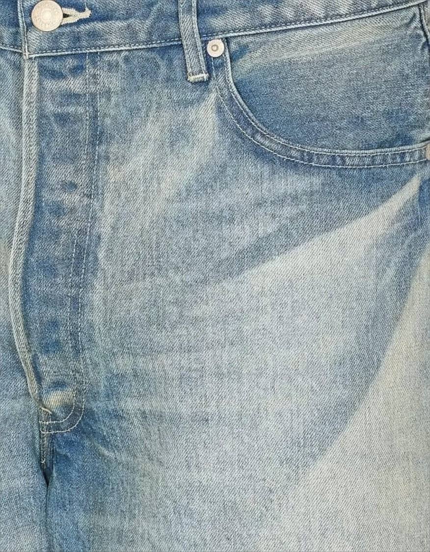 Auralee Relaxed Wide-Leg Denim Pants